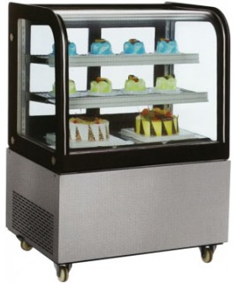 36" Refrigerated Curved Glass Display Case (Omcan)
